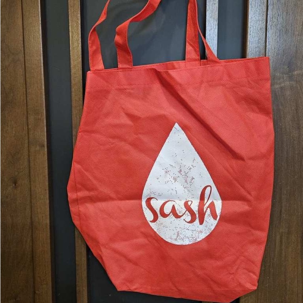 Previously Owned Red SASH Tote Bag